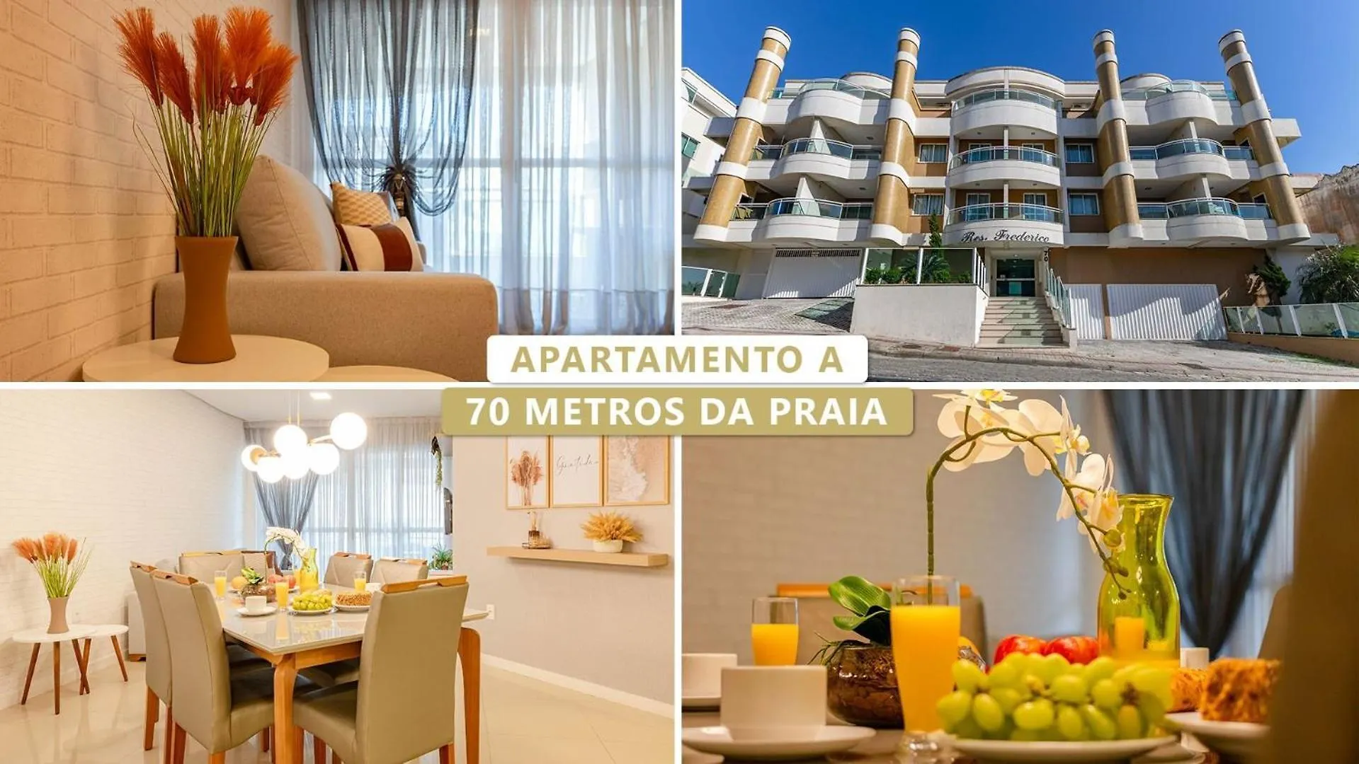 דירה Confortavel Apartamento 70M Da Praia De בומבינאס